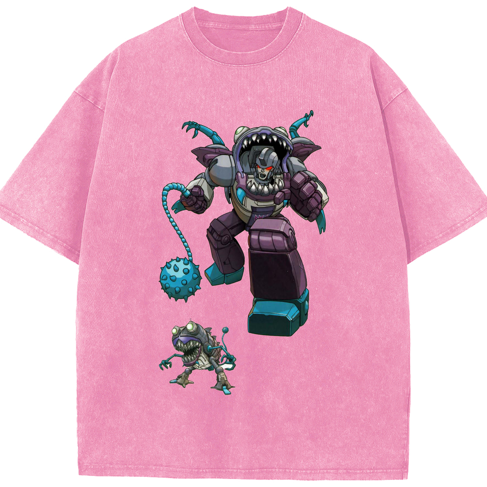 （画像用）  綿100% ヴィンテージ風 半袖Tシャツ（フロントプリント）